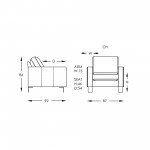Moran Norton Chair Dimensions